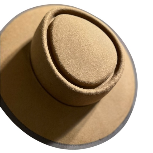 Yellow 108 John Fedora Camel Hat - Picture 6 of 7